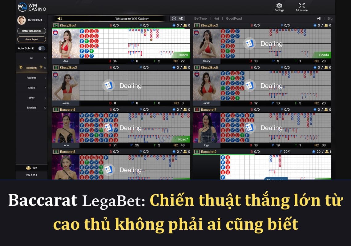 Cách chơi Baccarat trên WM Casino